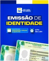 NOVAS DATAS PARA EMISSÃO DO RG